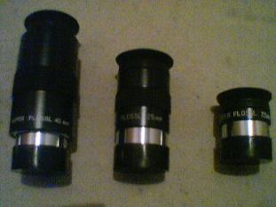 Super-Plossl-40mm (45°),
Plossl 25mm (52°),
Super-Plossl-7.5mm (52°).jpg