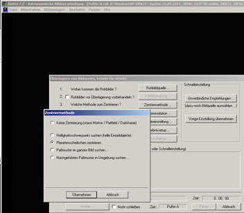 04. Specifiy the Zentriermethode i.e. the method how to center the frames in your AVI videoclip