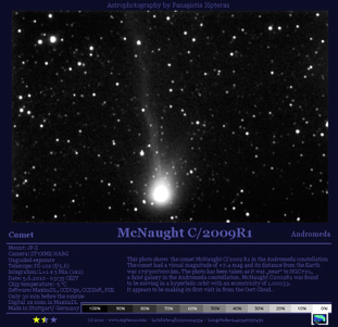 NO TRICKS- The tail of a comet with round stars in the background.jpg